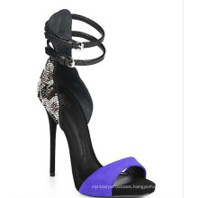 Fashion High Heel Ankle Strap Women Sandal (W 157)